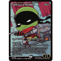 MTG 英語版 フラクチャー・Foil Dark Leo & Shredder Dark Leo & Shredder [Showcase Foil] #299 Prices | Magic Teenage